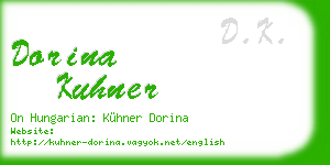 dorina kuhner business card